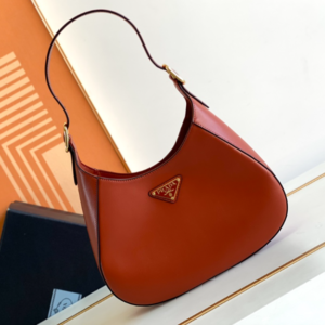 Prada Cleo Armpit Bag - Brown 46602