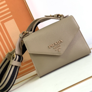 Prada Monochrome Crossbody Bag - Camal Gray 56507