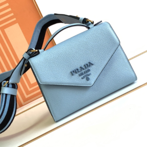 Prada Monochrome Crossbody Bag - Blue 24421
