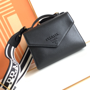 Prada Monochrome Crossbody Bag - Black 32584