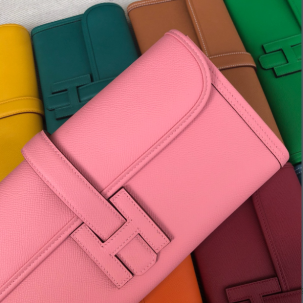 Hermes Epsom Turtledove Handbag - 3Q Pink 12268 - Image 4