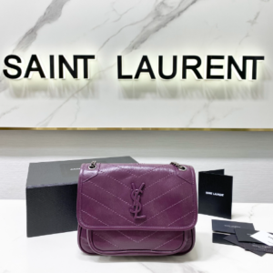 YSL Saint Laurent's Niki's Small Handbag - Purple 99620