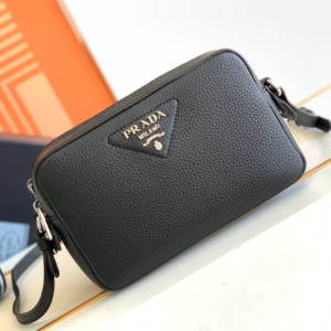 Prada Double Shoulder Strap Handbag - Black 59648