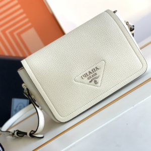 Prada Double Shoulder Strap Handbag - White 53681