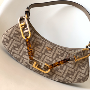 Fendi O'Lock Swing Handbag - Cream 42876