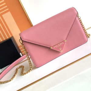 Prada Flap Shoulder Bag - Pink 56611