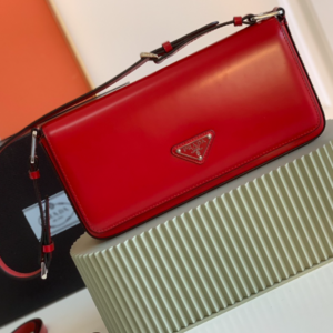 Prada Flip-Top Shoulder Bag - Red 55950