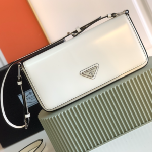 Prada Flip-Top Shoulder Bag - White 91508