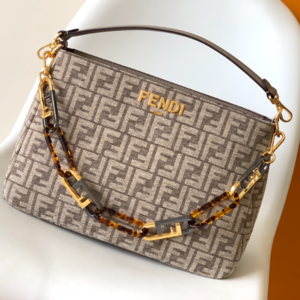 Fendi O'Lock Swing Handbag - Cream 81914