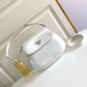 Prada Large Flap Armpit Bag - White 49870