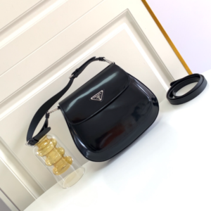 Prada Large Flap Armpit Bag - Black 68469