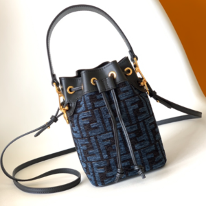 Fendi Mon Tresor Mini Bucket Bag - Blue 18715