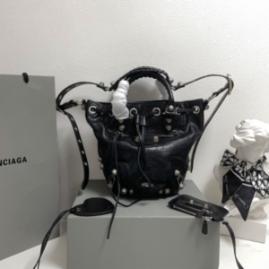 Balenciaga Le Cagole Large Bucket Bag - Black 71455
