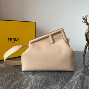 Fendi First Large Handbag - Beige 82105