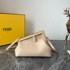Fendi First Small Handbag - Beige 74379