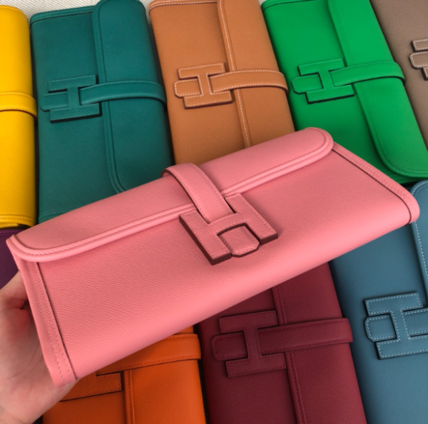 Hermes Epsom Turtledove Handbag - 3Q Pink 12268 - Image 3