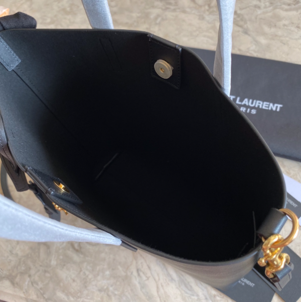 YSL Shopping Tote Bag - Black 24560 - Image 3