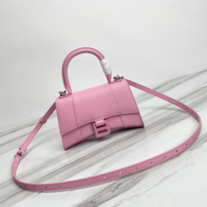 Balenciaga Hourglass Small Bag (Pink Buckle) - Pink 49786