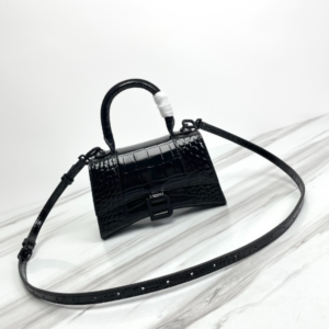 Balenciaga Hourglass Small Bag (Black Buckle) - Black 45589