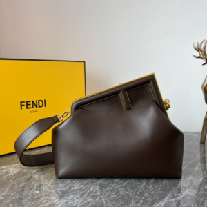 Fendi First Large Handbag – Dark Brown 94709