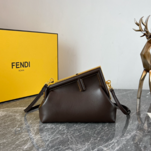 Fendi First Small Handbag – Dark Brown 99935