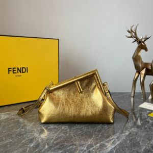 Fendi First Small Handbag - Golden 83107