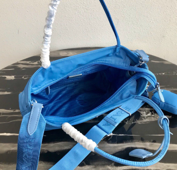 Prada Three In One Handbag - Blue 71707 - Image 2