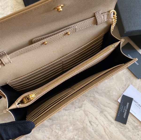 YSL Yves Saint Laurent Clutch Bag - Cream 13240 - Image 2
