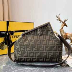 Fendi First Large Handbag - Black 10360
