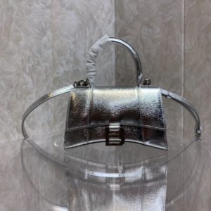 Balenciaga Heavyweight Hourglass Small Bag - Silver 74378