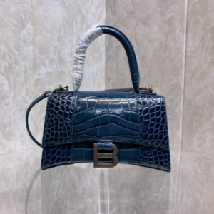 Balenciaga Heavyweight Hourglass Small Bag - Dark Blue 75857