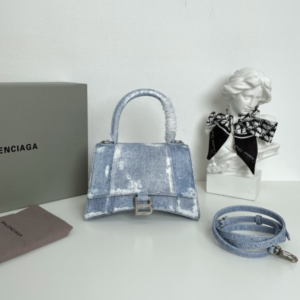 Balenciaga Hourglass Small bag - Denim Blue 82479