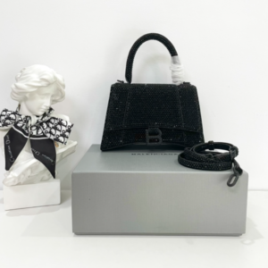 Balenciaga Diamond Hourglass Bag - Black 29286