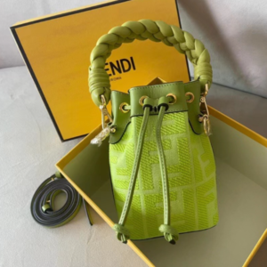 Fendi Mon Tresor Small Bucket Bag - Green 32067