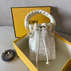 Fendi Mon Tresor Small Bucket Bag - White 48440