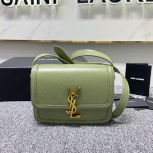 YSL Monogram Cross-body Shoulder Small Handbag - Light Green 14673