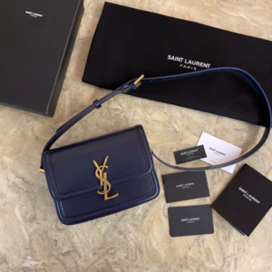 YSL Monogram Cross-body Shoulder Small Handbag - Blue 83362