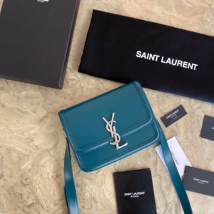 YSL Monogram Cross-body Shoulder Small Handbag - Sea Green 13427