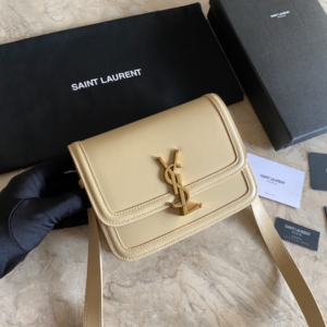 YSL Monogram Cross-body Shoulder Small Handbag - Cream 73028