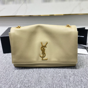 YSL Yves Saint Laurent Chain Handbag - Cream 81205