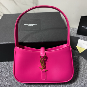YSL’s New Spring and Summer Show Armpit Bag - Pink (Golden) 18234