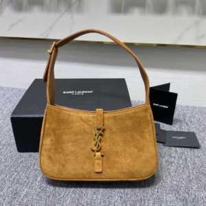 YSL’s New Spring and Summer Show Armpit Bag - Brown (Golden) 94751