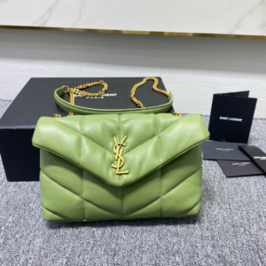 YSL Loulou Puffer Mini Bag - Avocado Green 21704