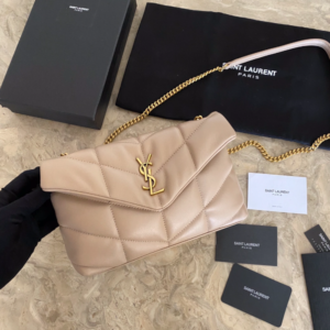 YSL Loulou Puffer Mini Bag – Nude Pink 11080