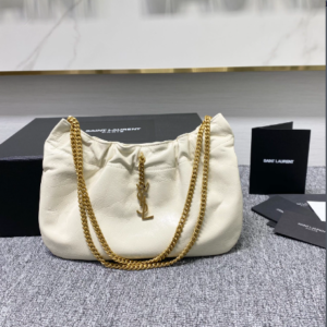 YSl New Cloud Armpit Bag - White 73596