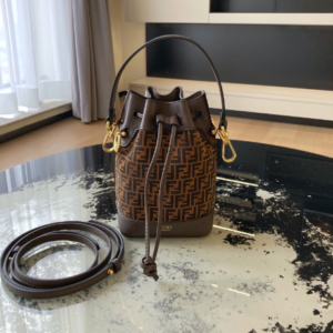 Fendi Suede Small Bucket Handbag 43829