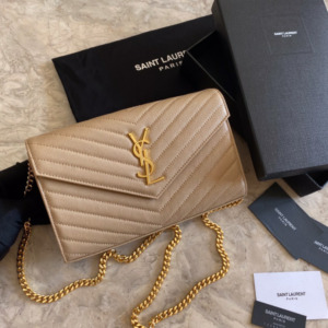 YSL Yves Saint Laurent Clutch Bag - Cream 13240