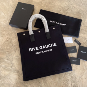 YSL Rive Gauche Beach Bag - Black 39255