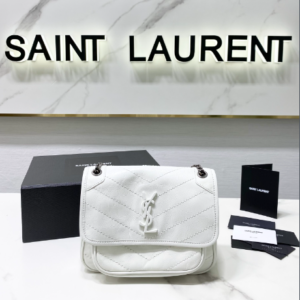 YSL Saint Laurent's Niki's Small Handbag - White 66019