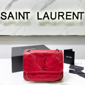 YSL Saint Laurent's Niki's Small Handbag - Red 94481